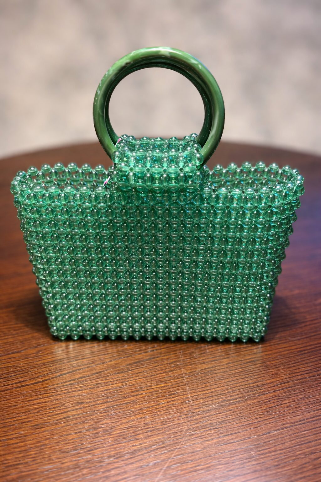 Handmade Beaded Acrylic Tote - Image 6