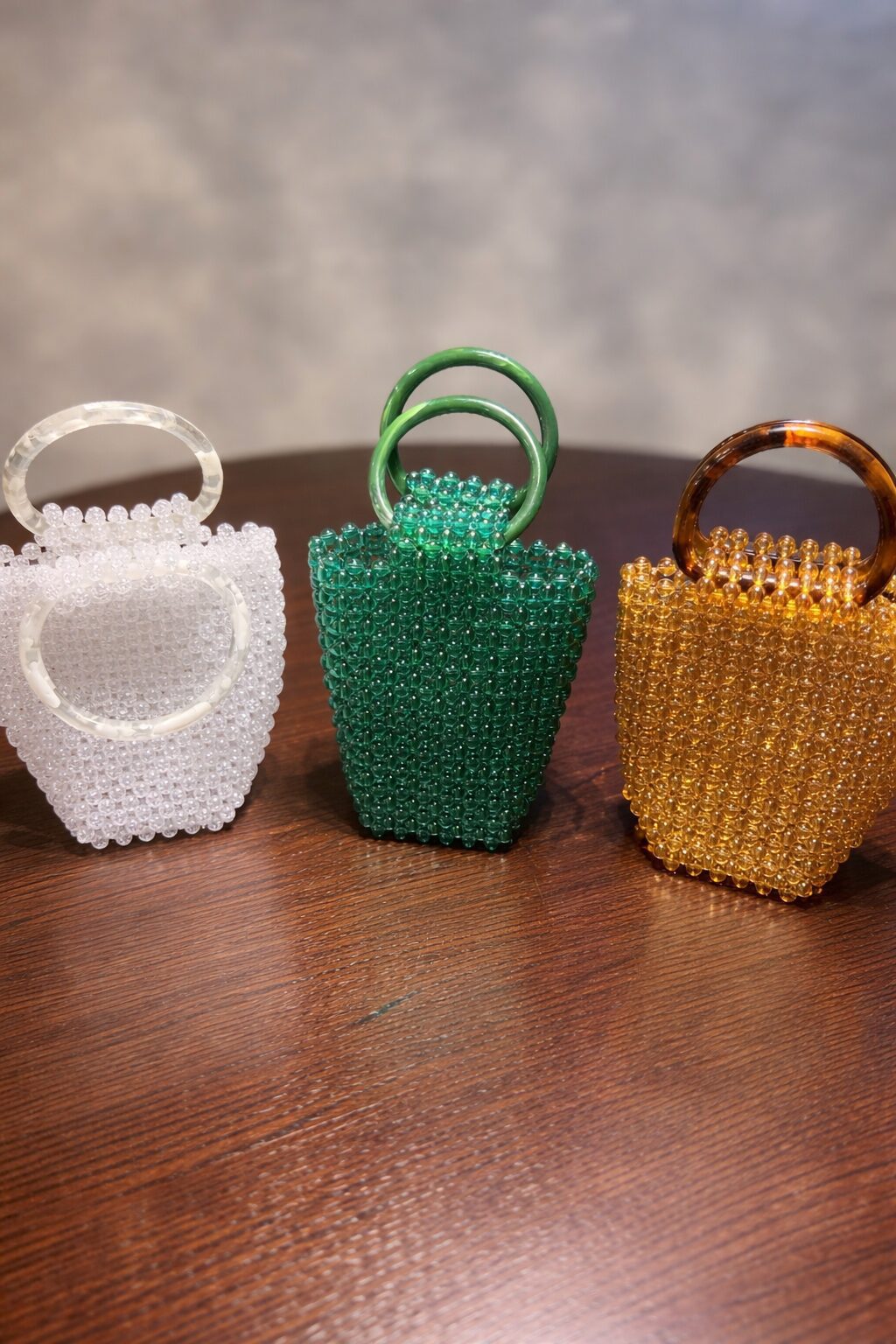 Handmade Beaded Acrylic Tote - Image 7